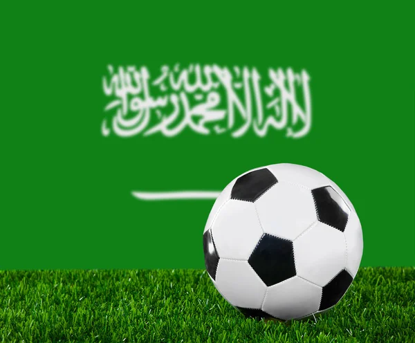 Saudiarabiens flagga — Stockfoto