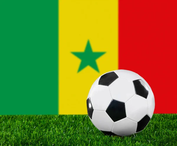 La bandera de Senegal — Foto de Stock