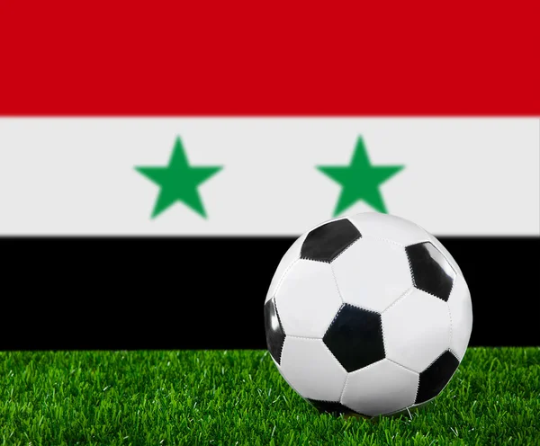 Die syrienflagge — Stockfoto