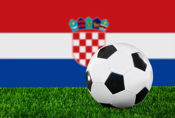 De Kroatische vlag — Stockfoto