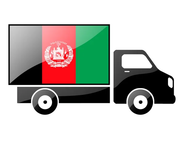 La bandera afgana — Foto de Stock