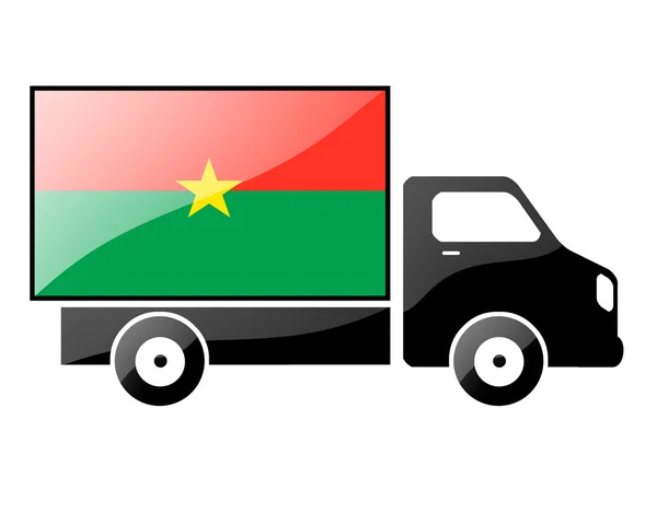 Bandeira do Burkina Faso — Fotografia de Stock