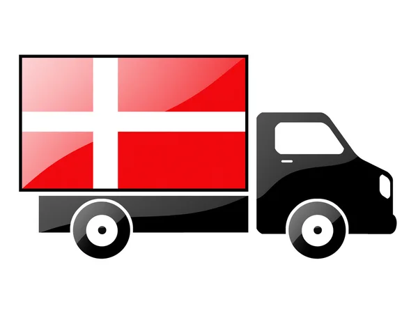 The Danish flag — Stock Photo, Image