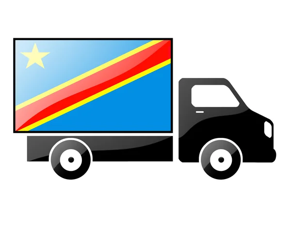 The Democratic Republic of the Congo flag — Stock Photo, Image