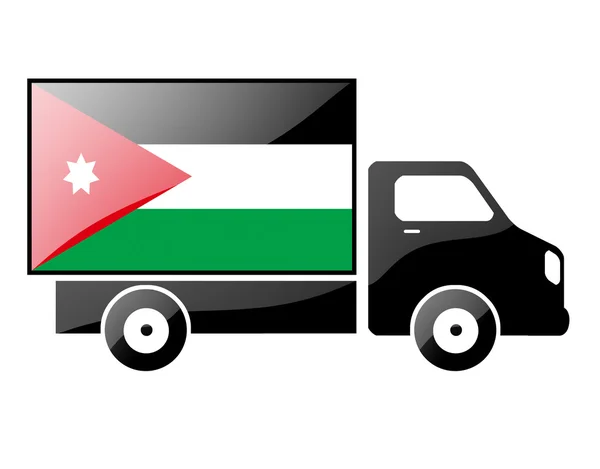 The Jordanian flag — Stock Photo, Image