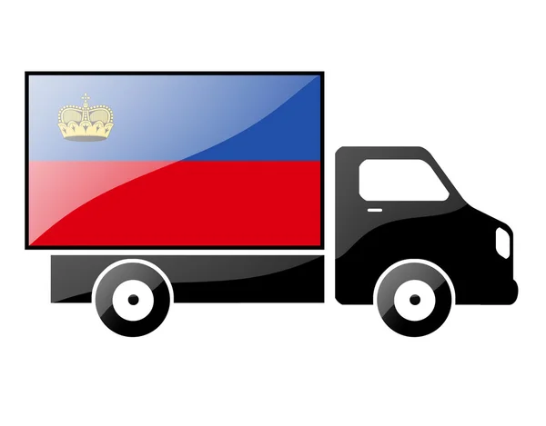 The Liechtenstein flag — Stock Photo, Image