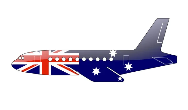 Le drapeau australien — Photo
