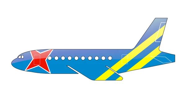 The Aruba Flag — Stock Photo, Image