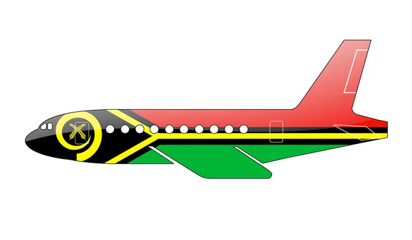 Flaga vanuatu — Zdjęcie stockowe