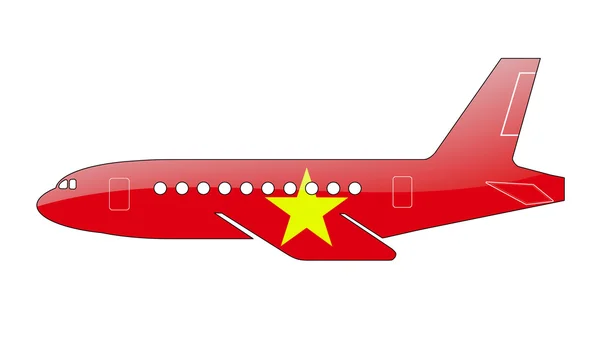 A vietnámi zászló — Stock Fotó