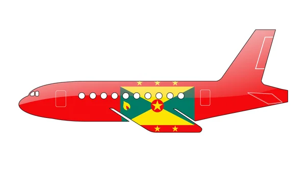 A Grenada zászló — Stock Fotó