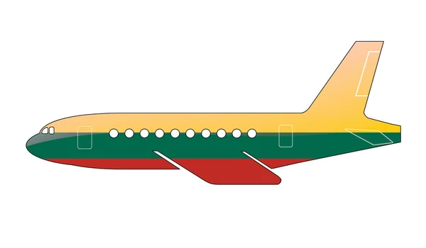立陶宛的国旗 — 图库照片