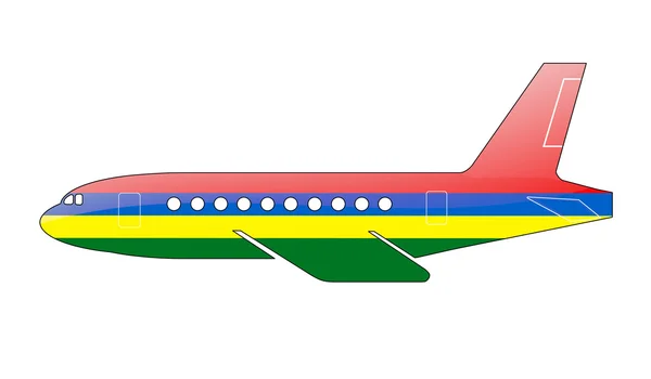 A Mauritiusi zászló — Stock Fotó