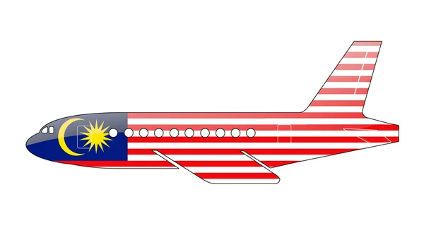 Flaggan malaysia — Stockfoto