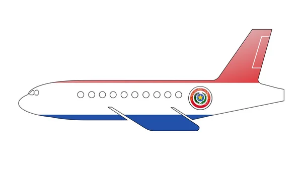 파라과이 국기 — 스톡 사진