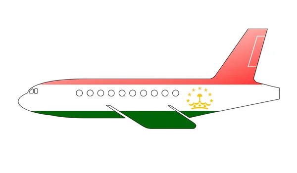 타지크어 플래그 — 스톡 사진