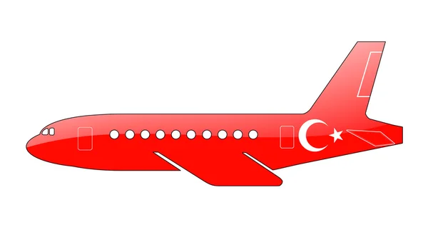 The Turkish flag — Stock Photo, Image