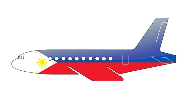 Прапор Філіппін — стокове фото
