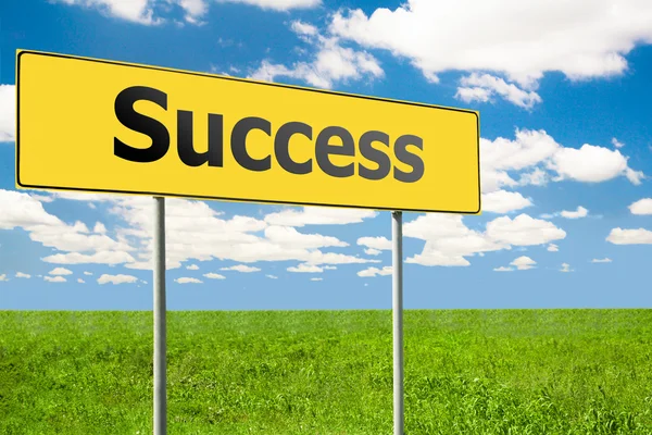 Success Road Sign — Stock Photo, Image