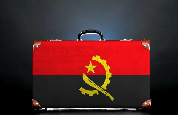 La bandera angoleña — Foto de Stock