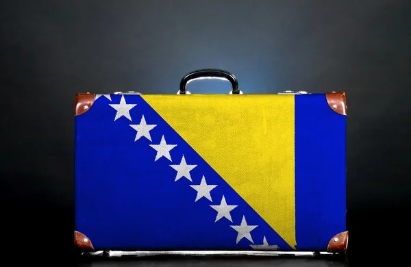 De vlag van Bosnië en herzegovina — Stockfoto