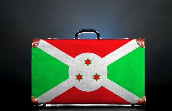 La bandiera del Burundi — Foto Stock