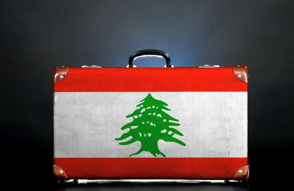 La bandiera libanese — Foto Stock