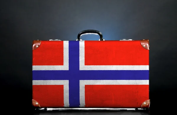 Die norwegische Flagge — Stockfoto