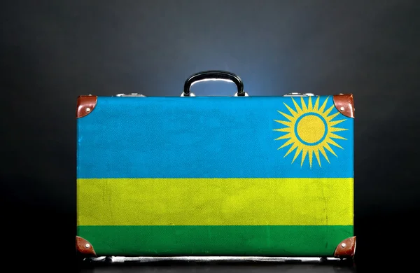 The Rwanda flag — Stock Photo, Image