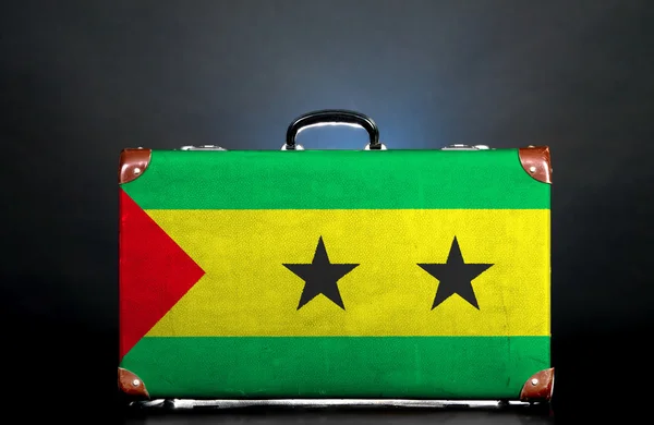 A bandeira de São Tomé e Príncipe — Fotografia de Stock