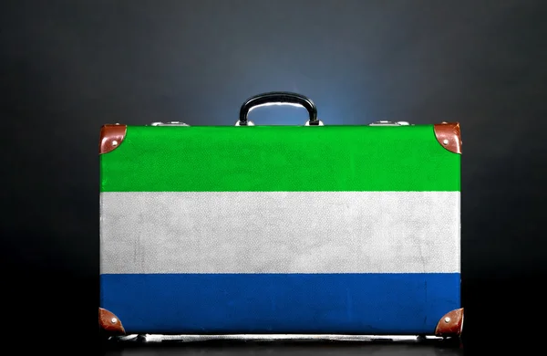 De vlag van sierra leone — Stockfoto