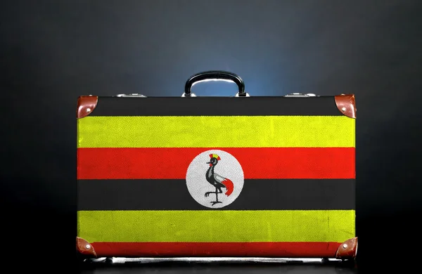 La bandera de Uganda — Foto de Stock