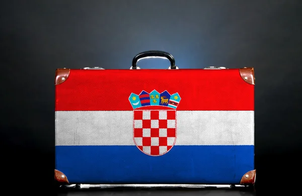 A bandeira croata — Fotografia de Stock