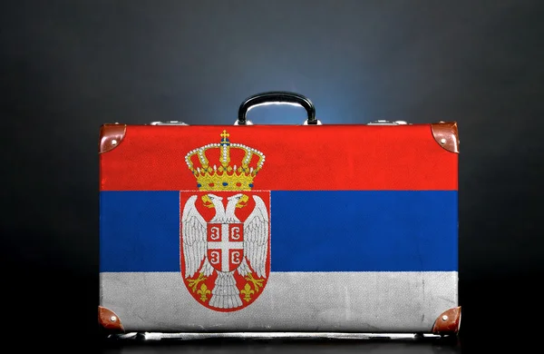 塞尔维亚国旗 — 图库照片