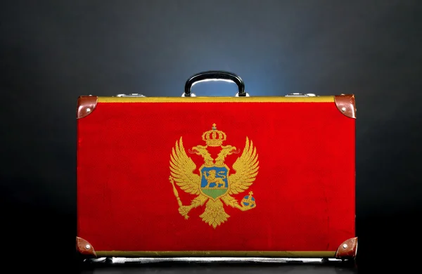 La bandera de Montenegro — Foto de Stock