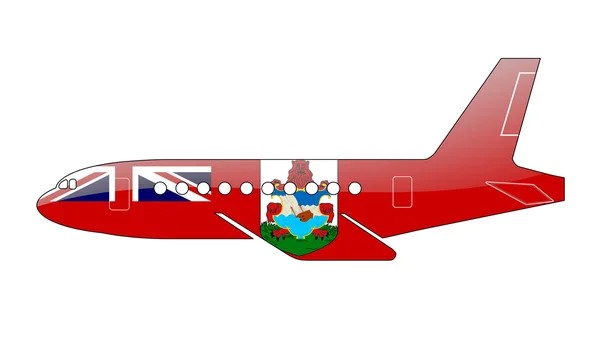 La bandiera delle Isole Bermuda — Foto Stock