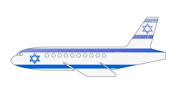 Флаг Израиля — стоковое фото
