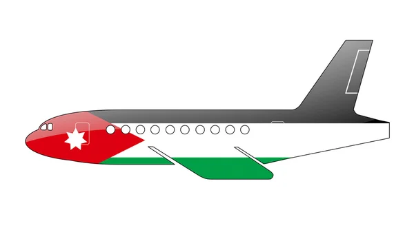 Flaga Jordanii — Zdjęcie stockowe