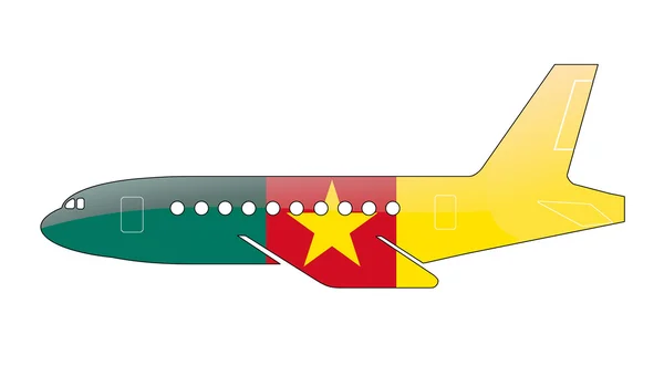 La bandera de Camerún — Foto de Stock