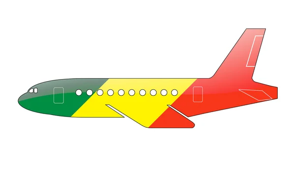 コンゴの旗 — ストック写真