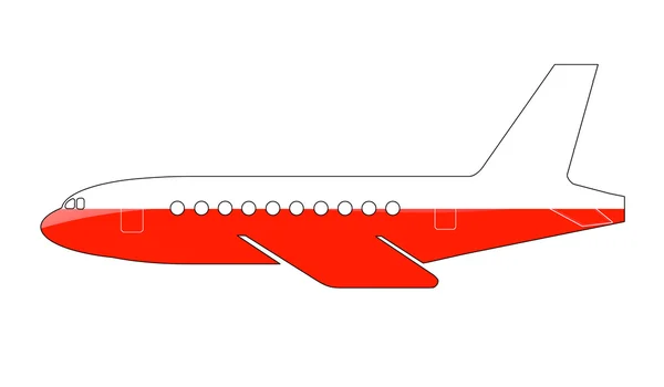 Den polska flaggan — Stockfoto