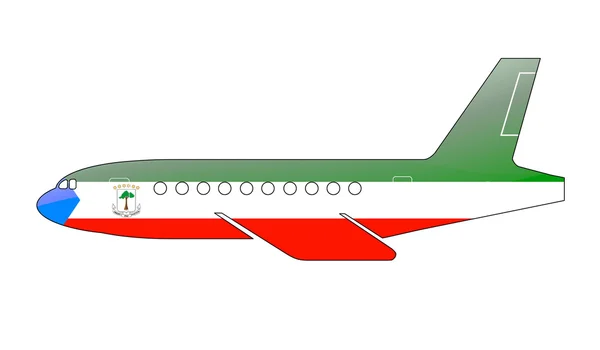 赤道ギニアの国旗 — ストック写真