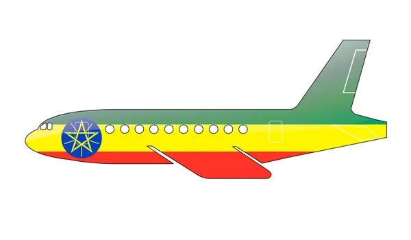 エチオピアの国旗 — ストック写真