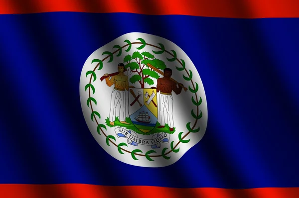 Bandeira de Belize — Fotografia de Stock