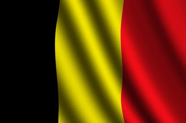 De Belgische vlag — Stockfoto