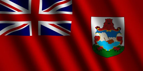 La bandera de las Islas Bermudas —  Fotos de Stock