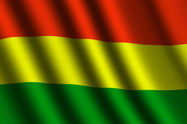 De Boliviaanse vlag — Stockfoto