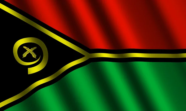 The Vanuatu flag — Stock Photo, Image