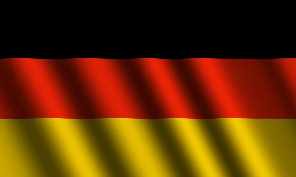 The German flag — Stock Photo, Image