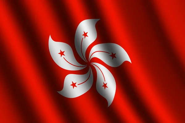 Die Hongkong-Flagge — Stockfoto